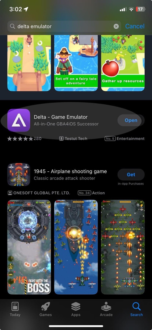 Delta in Appstore